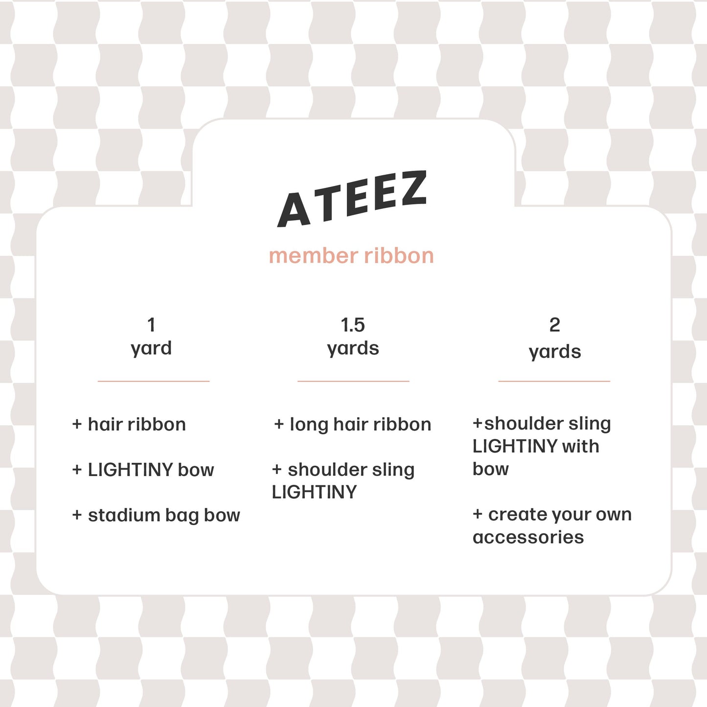 ATEEZ Member Ribbon