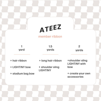 ATEEZ Member Ribbon