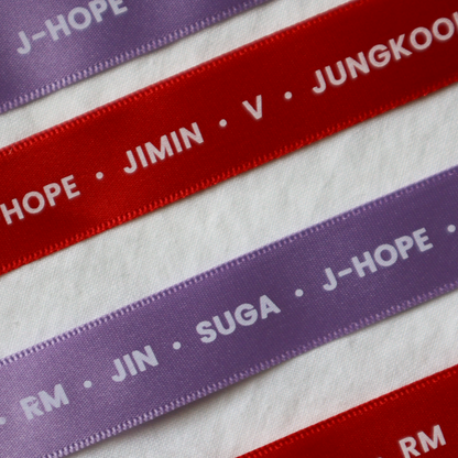 BTS Member Ribbon